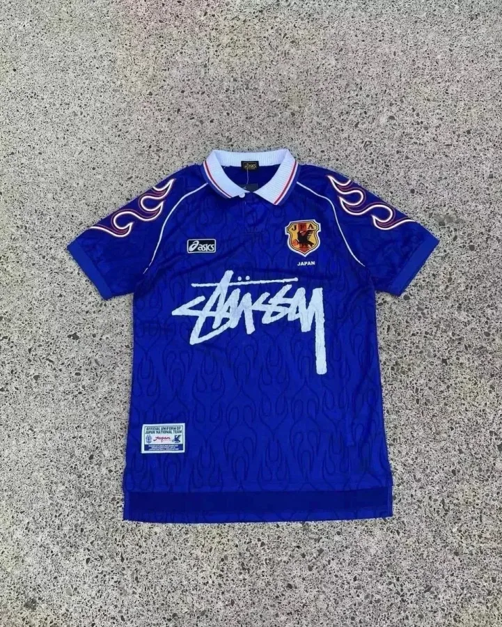 Asics x Stussy Royal Blue Japan National Team Jersey