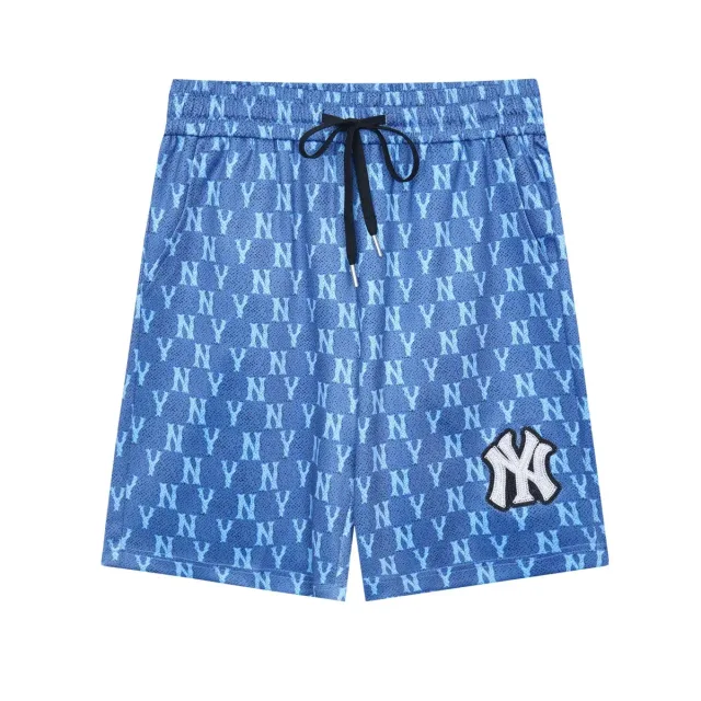 New York Yankees Blue Monogram Shorts